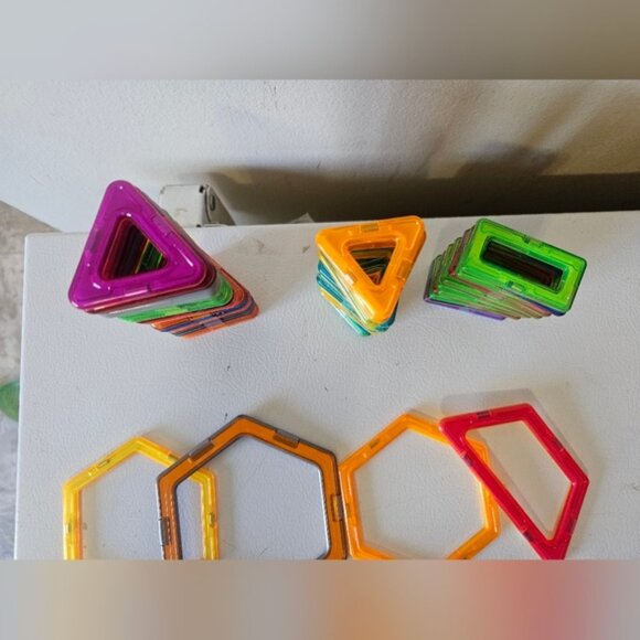 Magforners Magnetic Building Blocks Set Of 55 Multicolor - Picture 5 of 5
